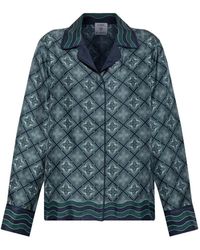 CASABLANCA - Silk Monogram Shirt - Lyst