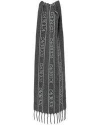 Iceberg - Sciarpa Con Frange - Lyst