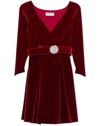 La Petite Robe Di Chiara Boni - Verfraaide Jurk Met Ceintuur - Lyst