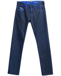 Versace Jeans Couture - Nocturnal Washed-Effect Slim-Fit Jeans - Lyst