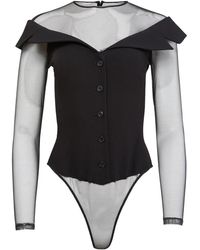 Fleur du Mal - Body Con Botones - Lyst