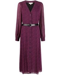MICHAEL Michael Kors - ベルテッド ドレス - Lyst