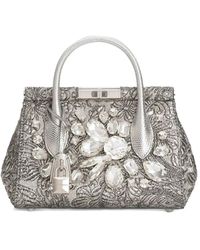 Dolce & Gabbana - Mini Marlene Day Embroidery Tote Bag - Lyst