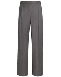 Dolce & Gabbana - Flannel Trousers - Lyst