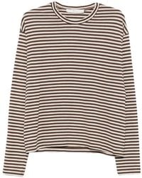 Tela - Striped Long-Sleeve T-Shirt - Lyst