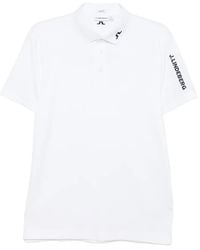 J.Lindeberg - Logo-Detail Polo Shirt - Lyst