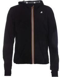 K-Way - Kapuzenjacke mit Logo-Print - Lyst