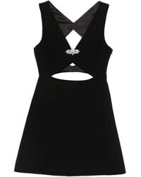 Maje - Abito Corto Con Dettaglio Cut-Out - Lyst