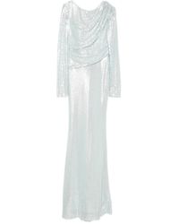 Atu Body Couture - Sequin-Embellished Drapped Maxi Dress - Lyst