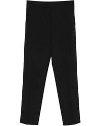 Alberta Ferretti - Pocket Straight Trousers - Lyst