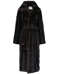 Frankie Shop - Manteau Peignoir Ravello En Fourrure Artificielle - Lyst