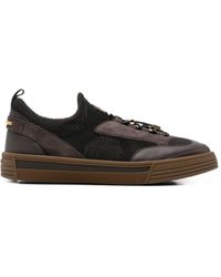 Stefano Ricci - Panelled Mesh Sneakers - Lyst