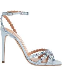 Aquazzura - 105Mm Tequila Crystal-Embellished Sandals - Lyst