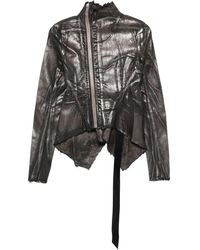 Rick Owens - Jacke mit asymmetrischem Reißverschluss - Lyst