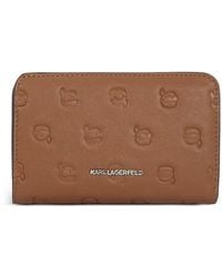 KARL LAGERFELD - Ikon Monogram Wallet - Lyst