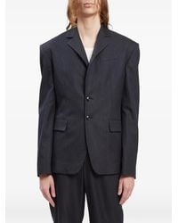Ann Demeulemeester - Derek Pinstripe Cotton Jacket - Lyst