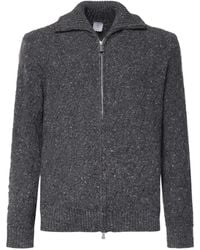 Eleventy - Cable-Knit Zip-Up Sweater - Lyst