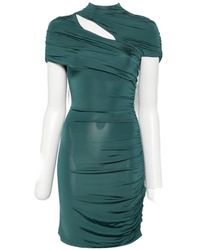 Balmain - Draped Cut-Out Dress - Lyst