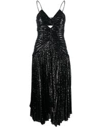 A.L.C. - Sequin-embellished Sleeveless Midi Dress - Lyst