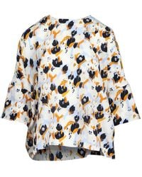 Marni - Floral-Print Blouse - Lyst