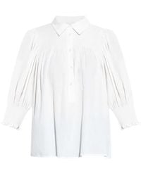 Munthe - Organic-Cotton Blouse - Lyst
