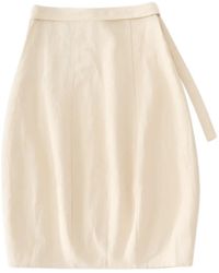 Studio Nicholson - Jupe Mi-Longue Orcha À Taille Nouée - Lyst