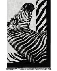 Dolce & Gabbana - Zebra-Print Beach Towel - Lyst