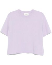 Lisa Yang - Short-Sleeve Cashmere Knit Top - Lyst