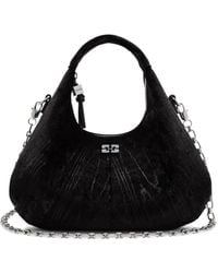 Ganni - Mini Logo-Detail Chain Tote Bag - Lyst