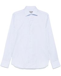 Canali - Gingham Check Shirt - Lyst