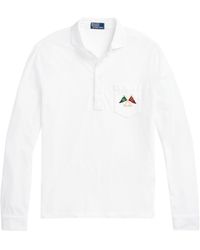 Polo Ralph Lauren - Katoenen Poloshirt Met Geborduurd Logo - Lyst