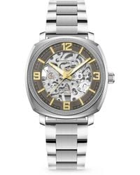 Kenneth Cole - Skeleton Dial Cushion Case 42Mm Watch - Lyst