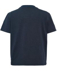 GREG ROSS Shoulder Pad Thermal Long Sleeve T-Shirt in Blue | Lyst