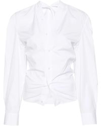 ALAINPAUL - Stretch-Cotton Poplin Button-Down Shirt - Lyst