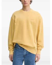 Levi's - Logo-Embroidered Crew-Neck Sweatshirt - Lyst