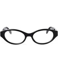 Palm Angels - Brille Mit Ovalem Gestell - Lyst