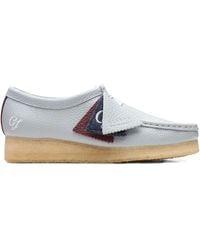 Clarks - Wallabee "light Blue" ローファー - Lyst