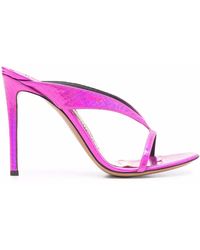 Alexandre Vauthier - Sandalias con tacón de 110mm y efecto de cocodrilo - Lyst