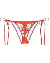 La DoubleJ - Bragas de bikini con estampado floral - Lyst