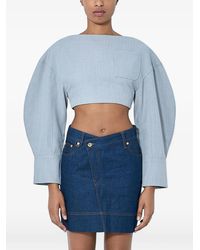 Jacquemus - The Casaco Open-Back Crop Top - Lyst