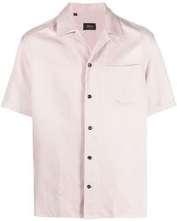 Brioni - Short-sleeved Button-up Shirt - Lyst