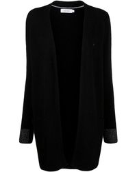 Calvin Klein Cárdigan con puños metalizados - Negro