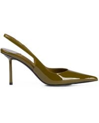 Le Silla - Bella Patent-Leather Slingback Pumps - Lyst