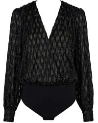 Aubade - Sheer Long-Sleeve Bodysuit - Lyst