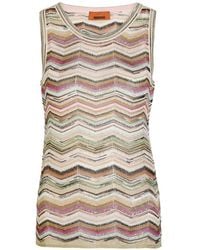 Missoni - Sequin-Embellished Tank Top - Lyst