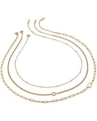Olivia Burton - Illusion Stacking Necklace Set - Lyst