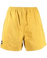 Pleasures - Embossed Logo Bermuda Shorts - Lyst