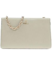 Furla - チェーンストラップ レザーハンドバッグ - Lyst