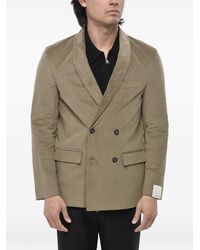 Paolo Pecora - Double-Breasted Shawl-Lapel Blazer - Lyst