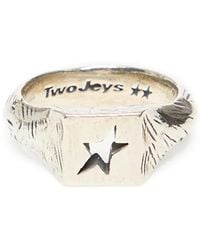 Twojeys - Hollow Ring Mit Stern - Lyst